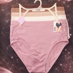 ✨ REAL Comfort High-Waist Briefs – 5 Pack (Size XL) ✨